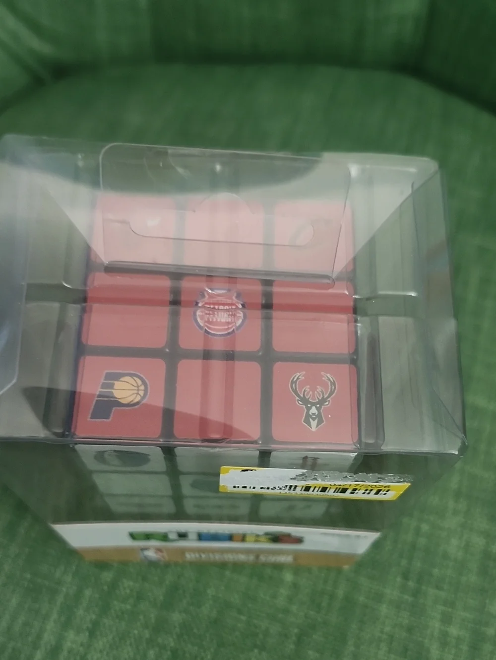 Official Rubik's NBA Divisions Cube - White & Black Logo Faces
